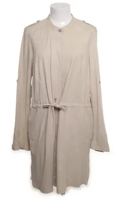 Ledermantel beige 42  44 MILESTONE Taschen Gürtel Ziegenvelour Waschleder sand - Bild 1 von 3