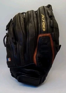 Guante de béisbol Wilson A700 12” derecho cuero ecco negro A0700 ASO - Imagen 1 de 5