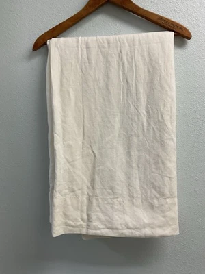 CORTINA HERRAJES RESTAURACIÓN 1 PANEL MARFIL 50 X 82 MEZCLA LINO INDIA Foto 1 de 4