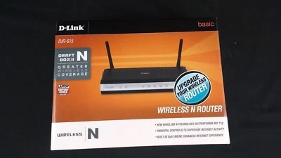 D-LINK DIR-615 WIRELESS ROUTER WIRELESS-N N300 300Mbps 4-PORT 10/100 Good - Image 1 of 4