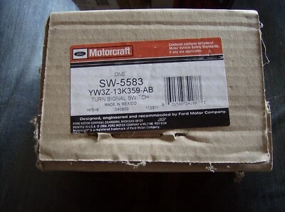 GENUINE MOTORCRAFT SW-5583 TURN SIGNAL HAZARD WIPER SWITCH - Image 1 of 4