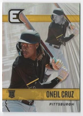 2022 PANINI ESSENTIALS ROOKIE Oneil Cruz Rookie Pittsburgh Pirates #PTJ-OC R20 - Image 1 of 2
