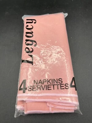 100%Polyester Legacy Dinner Napkins Set of 4 Raspberry - Image 1 of 3