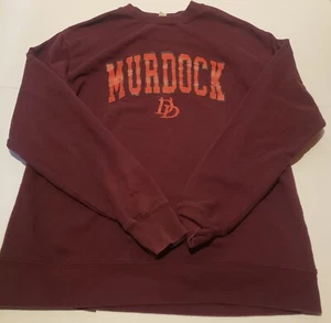 Maroon Murdock Dare Devil Long Sleeve Pullover Sweatshirt By Independent Trading - Picture 1 of 6