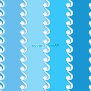 Bazoople Pirates Nursery - Jungle Animal Water Wave Cotton Fabric By The Yard - Picture 1 of 1