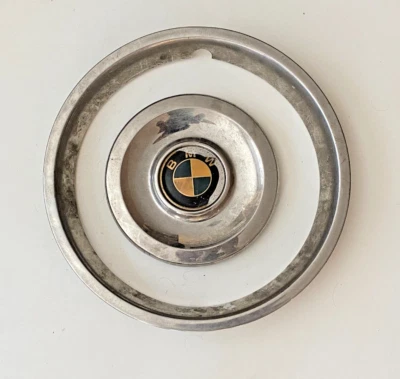 Vintage BMW E12 518 520 520i 525 528 530i 14" wheel hib cap cover ting Chrome - Image 1 of 2