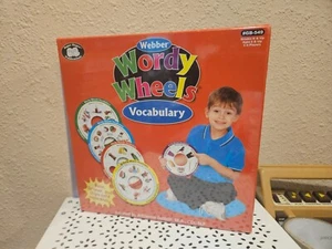 | Webber® Wordy Wheels® VOCABULARY GRADES K AND UP - 2-6 PLAYERS SUPER DUPER - Picture 1 of 3