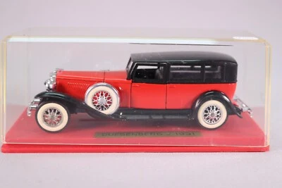 LE7044 SOLIDO 1/43 Voiture Duesenberg J. 1931 rouge et noire Modèles Prestigieux - Photo 1/4