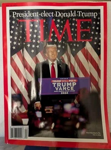 TIME Magazine 11.25.24 President-elect Donald Trump (No Label) - Picture 1 of 5