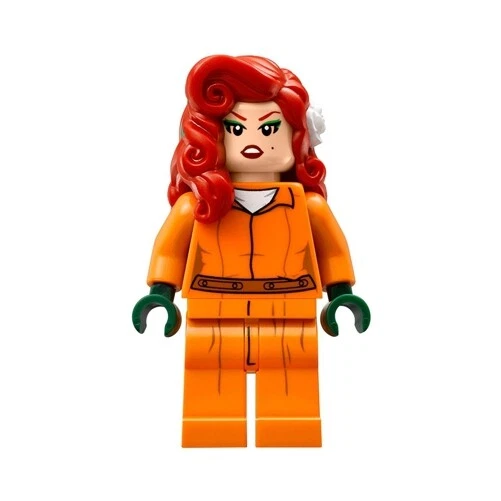 LEGO - Batman - Poison Ivy - Prison Jumpsuit - Mini Figure / Mini Fig - Image 1 of 1