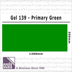 Clear Color 139 Filter Sheet - Primary Green - Bild 1 von 2