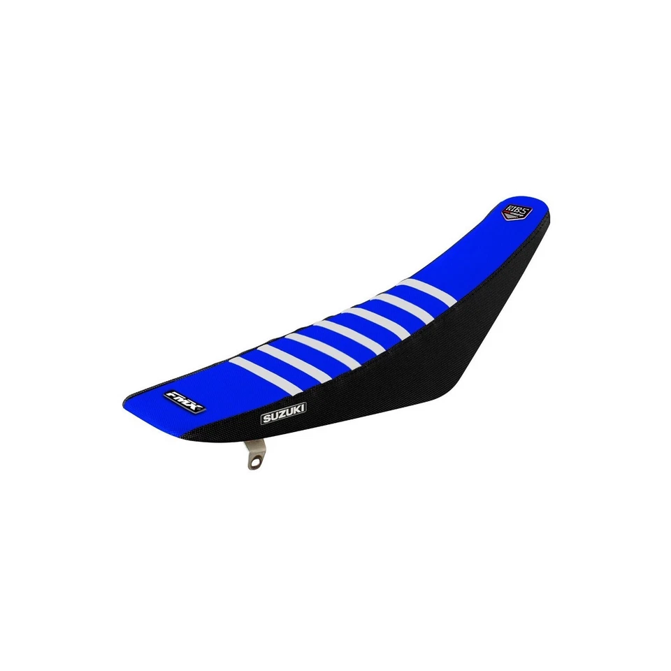 Funda de asiento FMX AZUL Y NEGRO COSTILLAS para Suzuki DRZ 400 400S 400E ENVÍO GRATUITO INC Foto 1 de 1