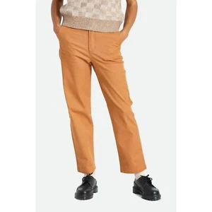 BRIXTON Victory Pant Orange Brown Straight Leg Chino in Lion Twill Size 31 - Picture 1 of 8