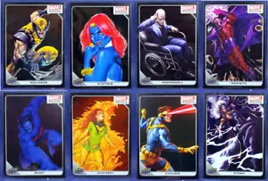 2023 Marvel Platinum X Men Mutants Base Chrome Set Wolverine Mystique Upper Deck - Picture 1 of 17