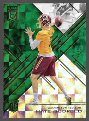 2016 Donruss Elite Elite Rookies Green /99 Nate Sudfeld #149 Rookie RC/Lions - Image 1 of 2