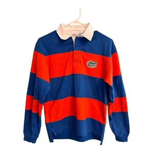 Red Oak Rugby Shirt Long Sleeve Striped Florida Gators Preppy Style Size 10/12 - Picture 1 of 7