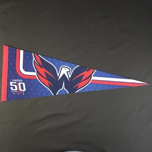 2024-25 NHL Washington Capitals Weagle Pennant 50th Anniversary Stadium Giveaway - Picture 1 of 4