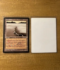 MTG ✨Signed SALT FLATS ARTIST PROOF✨Tempest NM/M RARE Land 1997 S. Kirschner Art - Picture 1 of 3