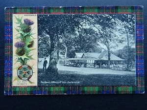 Scottish Tartan CLAN MACDONALD Pittencrirff Glen Tea Rooms c1910 Postcard - Picture 1 of 2