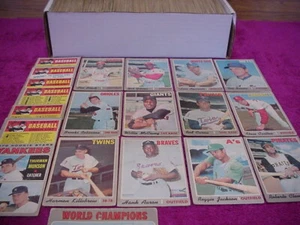 1970 O-PEE-CHEE BASEBALL CARD COMPLETE SET 546/546 - Picture 1 of 1