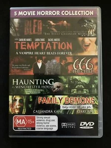 5 Horror Movies - Bled, Temptation, 666, Haunting, Family Demons - DVD - Picture 1 of 4