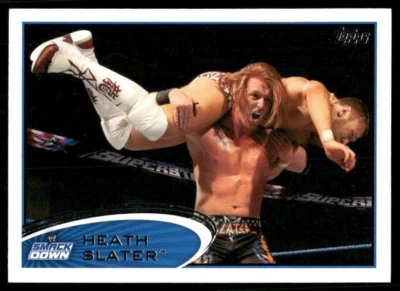 2012 Topps WWE #34 Heath Slater wrestling card - Image 1 of 2