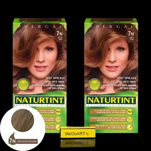 Color de cabello permanente Naturtint 7N rubio almendra paquete de 2 - Imagen 1 de 1