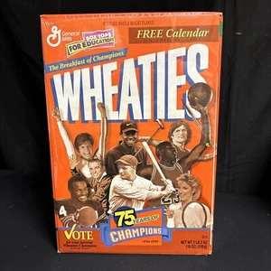 NEW SEALED Wheaties Box - 75 Years Of Champions - Jordan, Woods, Jenner, Retton - Picture 1 of 13