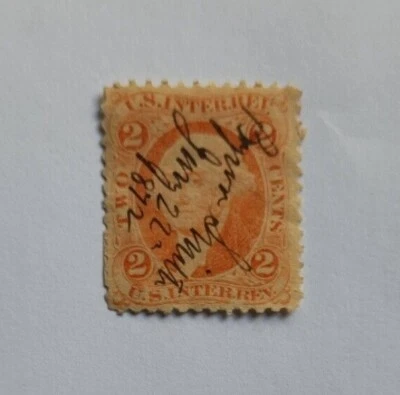 G03: United States (USA) Revenue: 2c Inter. Revenue. V. nice Pen Canc 22.07.1872 - Image 1 of 3