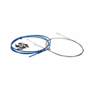 XLC Derailleur Cable Kit-Road or Mountain Bike-MTB-Blue Housing-New - Picture 1 of 1