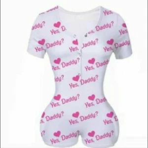 Yes Daddy Large Sexy Women's One piece Pajamas Body Suit Romper PJ Lounge Wear - Picture 1 of 1