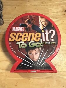 2006 Mattel Marvel Scene It To-Go The DVD Game. Pre-Owned. No Manual.