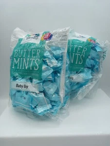 4-Pack 'Baby Boy' Buttermints, It's A Boy - 7 oz Bag of Indiv. Wrappd Mints - Picture 1 of 3