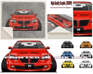 Pontiac G8 auslaufendes Coupé Modell DigiRods Cartoon Auto Sherpa Vliesdecke - Bild 1 von 7