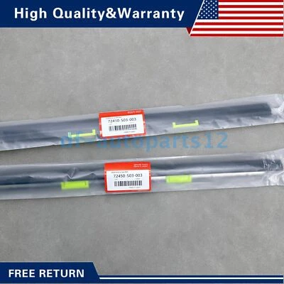 OEM 2PCS Door Weather Strip Window Belt Seal Molding Trim For 96-00 Honda Civic Foto 1 de 4