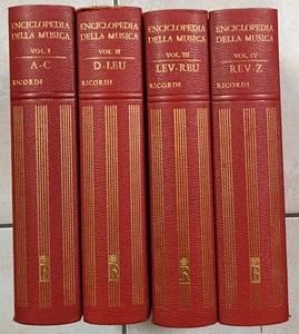 ENCICLOPEDIA DELLA MUSICA RICORDI 4 Volumi 1963 1964 - Foto 1 di 6