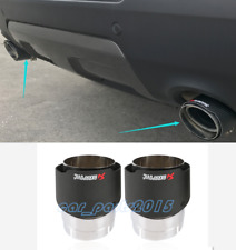 2PCS Carbon Fiber Rear Exhaust Muffler Tip End Pipe For Range Rover Sport 14-17