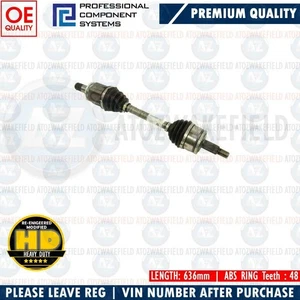FOR LAND ROVER DISCOVERY MK3 4 RANGE ROVER SPORT 2.7 3.0 FRONT LEFT DRIVE SHAFT - Picture 1 of 1