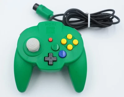 Nintendo 64 N64 Horipad Mini Verde Japón Usado SIN TARIFAS EE. UU. Foto 1 de 4