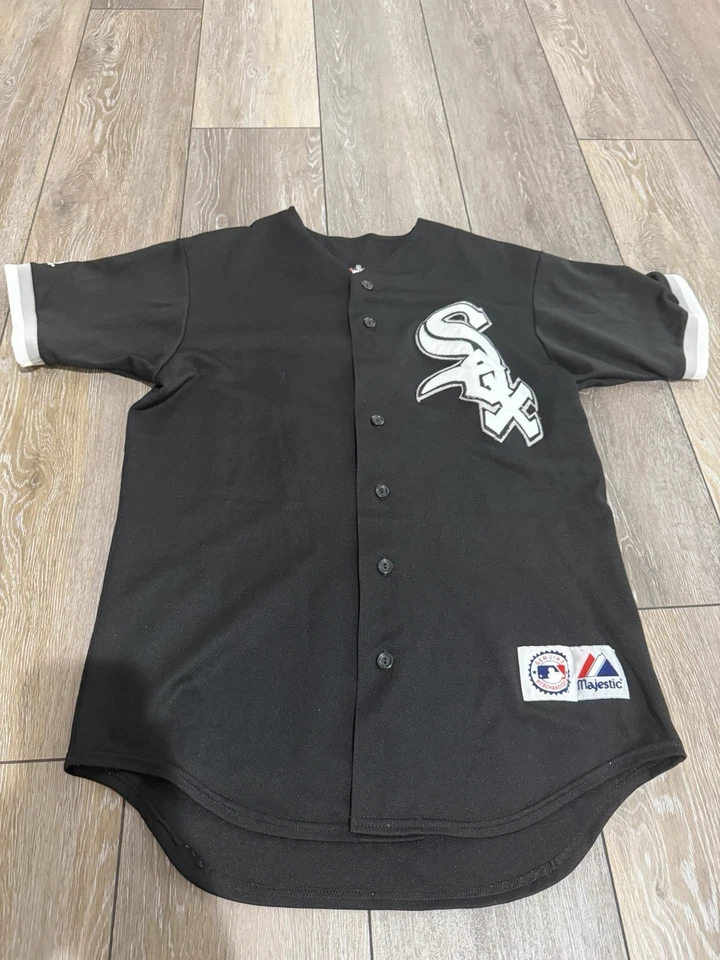 Camiseta blanca y negra de los Chicago White Sox Floyd 34 talla mediana majestuosa MLB Foto 1 de 4