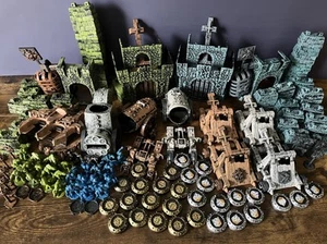 Battleground Crossbows and Catapults Lot of 130 Parts-USED-2007 Version - Picture 1 of 15