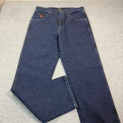 Style 22 Jeans Men 35x34 Blue Relaxed Fit Denim Twenty X  22MWXSN Western - Image 1 of 4