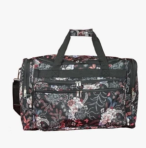 World Traveler Floral 22" Carry-On Duffel Bag – Lightweight Polyester (2019) - Picture 1 of 2