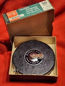 Cinta tejida vintage KEUFFEL & ESSER Phoenix Wyteface 50' - ¿NUEVA DE STOCK? - ¡BONITO! - Imagen 1 de 6