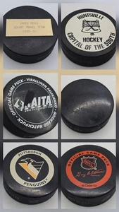 Vintage Hockey Pucks Player Jared Ross Trophy NHL & Germany Provenance Available - Picture 1 of 20