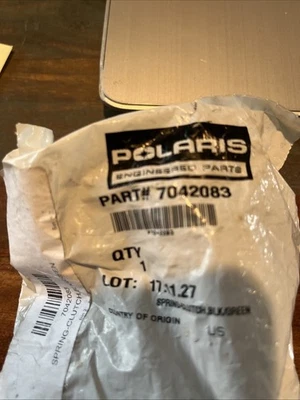 Peça de mola de embreagem Polaris 7042083 preto/verde - Imagem 1 de 3