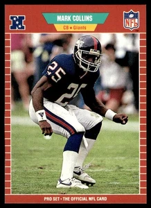 1989 Pro Set Mark Collins Rookie New York Giants #283 - Picture 1 of 2