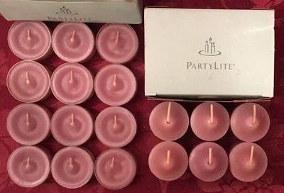 PartyLite CREAMY COCOA Tealight & Votive Candles New LOT 18 Chocolate HTF NIB - Photo 1/4