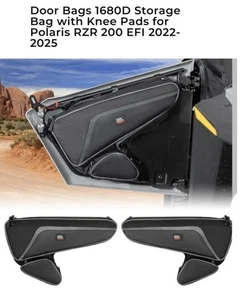 1 Pair Door Bags 1680D Storage Bag with Knee Pads Polaris RZR 200 EF| 2022- 2025 - Bild 1 von 10