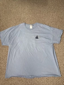 OLD GUYS RULE JOHN WAYNE Never Trust A Man Who Doesn’t Drink Blue Shirt Sz 3XL - Picture 1 of 9
